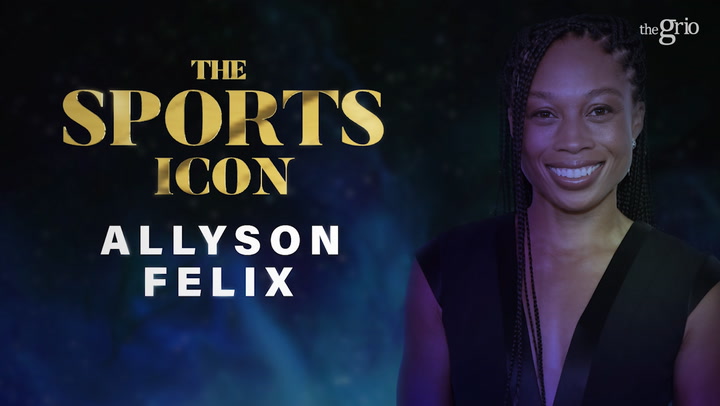 Allyson Felix Accepts the Sport Icon Award