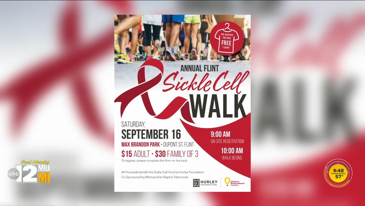 Annual Sickle Cell Walk happening in Flint